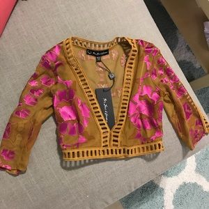 NWT for love and lemons Barcelona top